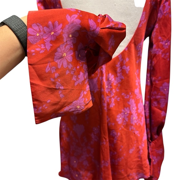 FREE PEOPLE - Aries Mini Dress in color: Romantic Combo - Picture 8 of 8